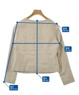 NATURAL BEAUTY BASIC（ナチュラルビューティーベーシック）ノーカラージャケット ベージュ サイズ:S レディース/2200670861026