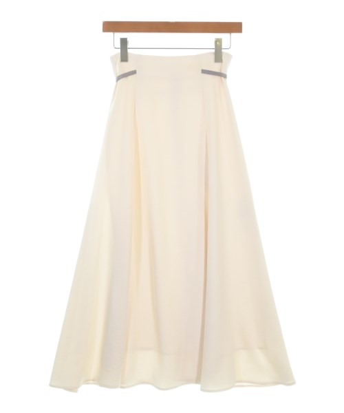 NATURAL BEAUTY BASIC(ナチュラルビューティーベーシック)ロング・マキシ丈スカート 白 サイズ:S/2200677613024