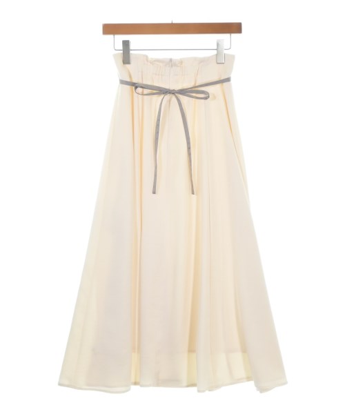 NATURAL BEAUTY BASIC（ナチュラルビューティーベーシック）ロング・マキシ丈スカート 白 サイズ:S レディース/2200677613024
