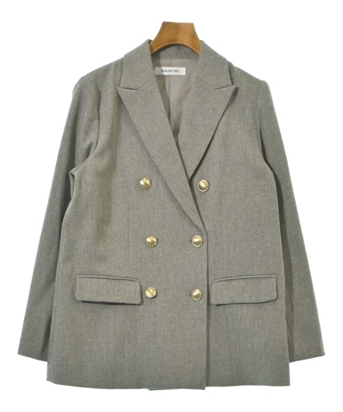 NATURAL BEAUTY BASIC(ナチュラルビューティーベーシック)テーラードジャケット グレー サイズ:M/2200677685038