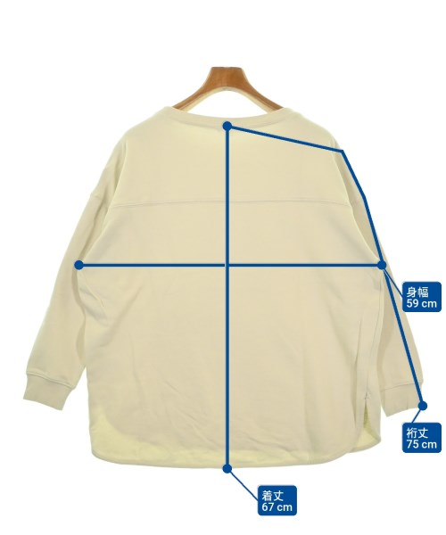 NATURAL BEAUTY BASIC（ナチュラルビューティーベーシック）スウェット 白 サイズ:M レディース/2200675016148