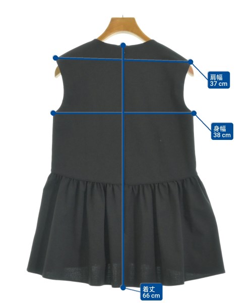 NATURAL BEAUTY BASIC（ナチュラルビューティーベーシック）ブラウス 黒 サイズ:S レディース/2200673711021