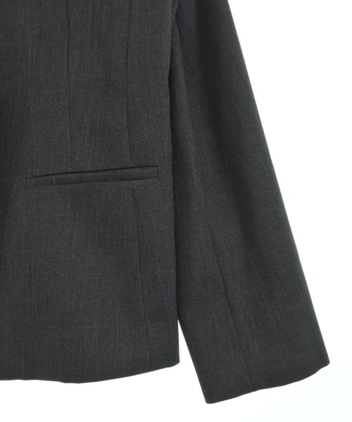 NATURAL BEAUTY BASIC（ナチュラルビューティーベーシック）ノーカラージャケット グレー サイズ:M レディース/2200673612021