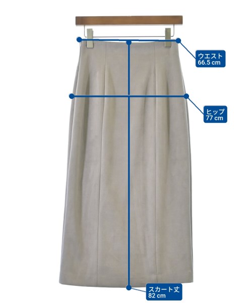 NATURAL BEAUTY BASIC（ナチュラルビューティーベーシック）ロング・マキシ丈スカート 紫 サイズ:M レディース/2200674843011