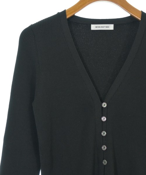 NATURAL BEAUTY BASIC（ナチュラルビューティーベーシック）カーディガン 黒 サイズ:F レディース/2200676109023