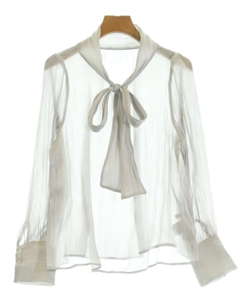 NATURAL BEAUTY BASIC(ナチュラルビューティーベーシック)ブラウス グレー サイズ:F/2200676109030