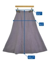 NATURAL BEAUTY BASIC（ナチュラルビューティーベーシック）ロング・マキシ丈スカート 紫 サイズ:S レディース/2200678481134