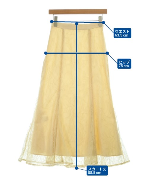 NATURAL BEAUTY BASIC（ナチュラルビューティーベーシック）ロング・マキシ丈スカート ベージュ サイズ:M レディース/2200690652215