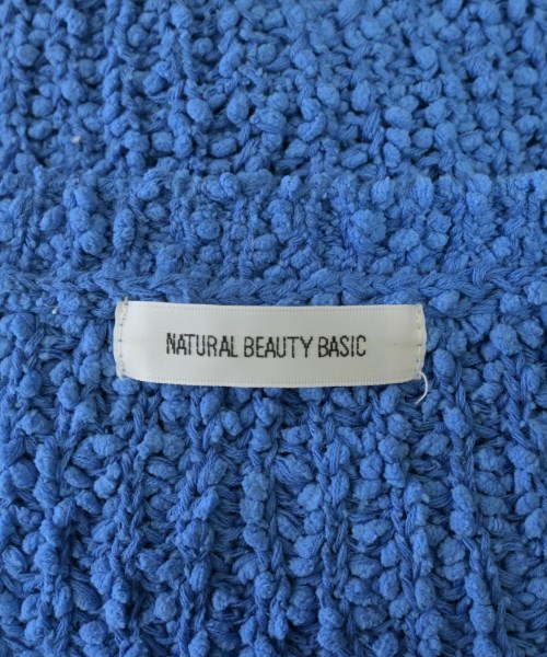 NATURAL BEAUTY BASIC（ナチュラルビューティーベーシック）ニット・セーター 青 サイズ:F レディース/2200692066027