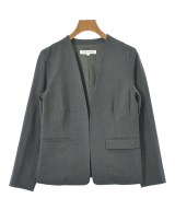 NATURAL BEAUTY BASIC（ナチュラルビューティーベーシック）ノーカラージャケット グレー サイズ:S レディース/2200691017044