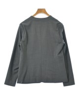 NATURAL BEAUTY BASIC（ナチュラルビューティーベーシック）ノーカラージャケット グレー サイズ:S レディース/2200691017044