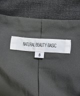 NATURAL BEAUTY BASIC（ナチュラルビューティーベーシック）ノーカラージャケット グレー サイズ:S レディース/2200691017044