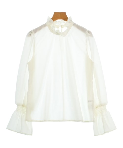 NATURAL BEAUTY BASIC(ナチュラルビューティーベーシック)ブラウス 白 サイズ:S/2200692095034