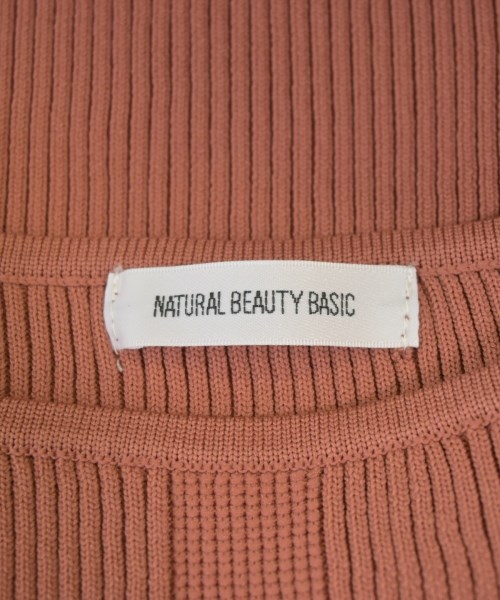 NATURAL BEAUTY BASIC（ナチュラルビューティーベーシック）ニット・セーター 赤 サイズ:F レディース/2200693299028