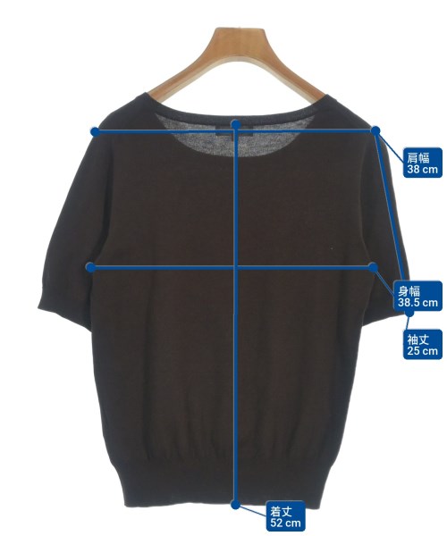 NATURAL BEAUTY BASIC（ナチュラルビューティーベーシック）ニット・セーター 茶 サイズ:M レディース/2200692997086