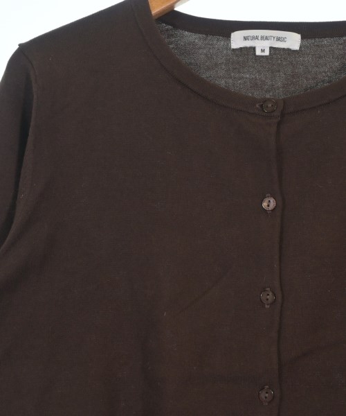 NATURAL BEAUTY BASIC（ナチュラルビューティーベーシック）カーディガン 茶 サイズ:M レディース/2200692997093
