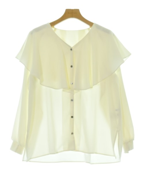 NATURAL BEAUTY BASIC(ナチュラルビューティーベーシック)ブラウス 白 サイズ:M/2200693050025