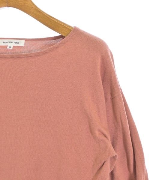 NATURAL BEAUTY BASIC（ナチュラルビューティーベーシック）ニット・セーター ピンク サイズ:M レディース/2200691473031