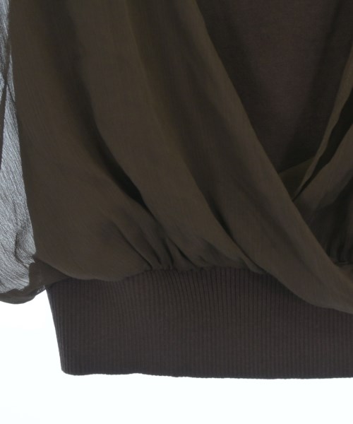 NATURAL BEAUTY BASIC（ナチュラルビューティーベーシック）ブラウス 茶 サイズ:F レディース/2200696395017