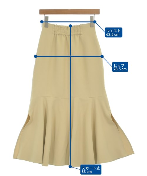 NATURAL BEAUTY BASIC（ナチュラルビューティーベーシック）ロング・マキシ丈スカート ベージュ サイズ:S レディース/2200693334101