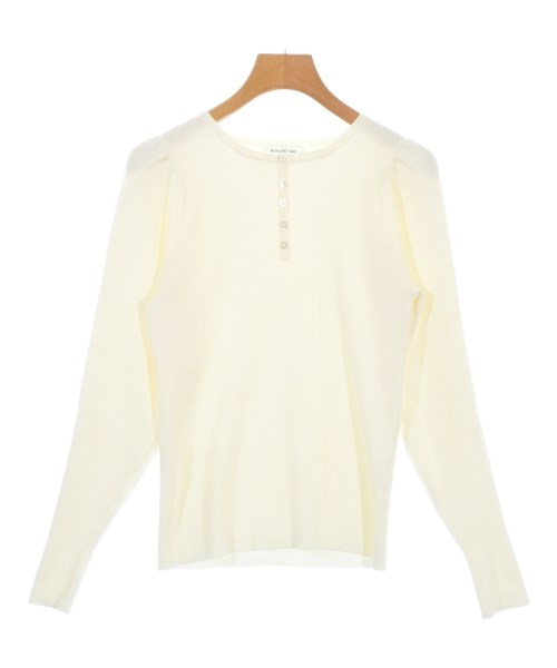 NATURAL BEAUTY BASIC(ナチュラルビューティーベーシック)ニット・セーター 白 サイズ:M/2200694142064