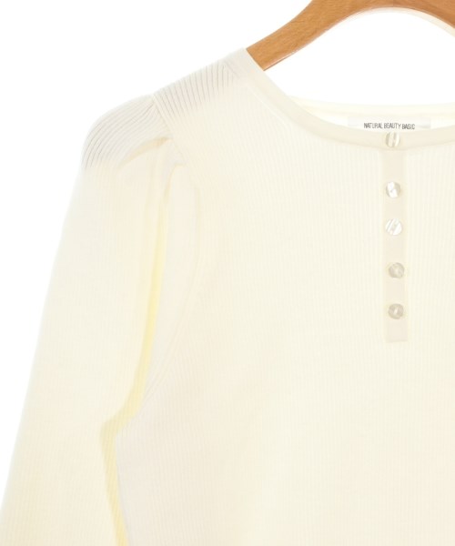NATURAL BEAUTY BASIC（ナチュラルビューティーベーシック）ニット・セーター 白 サイズ:M レディース/2200694142064