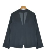 NATURAL BEAUTY BASIC（ナチュラルビューティーベーシック）ノーカラージャケット 紺 サイズ:L レディース/2200696936043