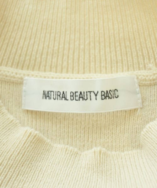 NATURAL BEAUTY BASIC（ナチュラルビューティーベーシック）ニット・セーター ベージュ サイズ:F レディース/2200697560032