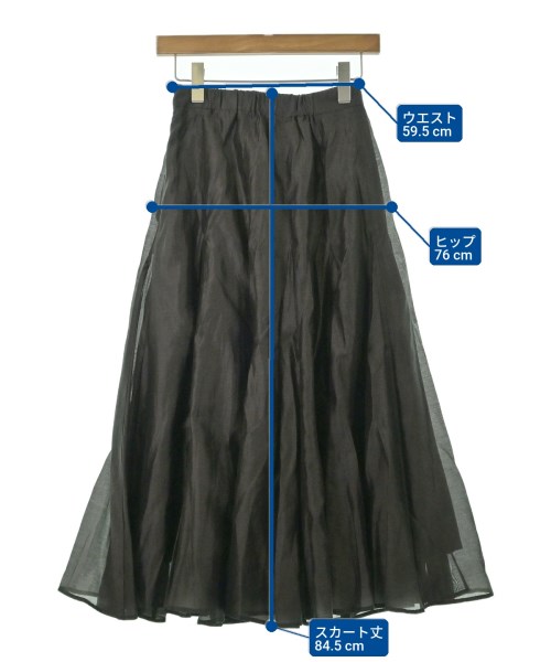 NATURAL BEAUTY BASIC（ナチュラルビューティーベーシック）ロング・マキシ丈スカート 黒 サイズ:PS レディース/2200692235096