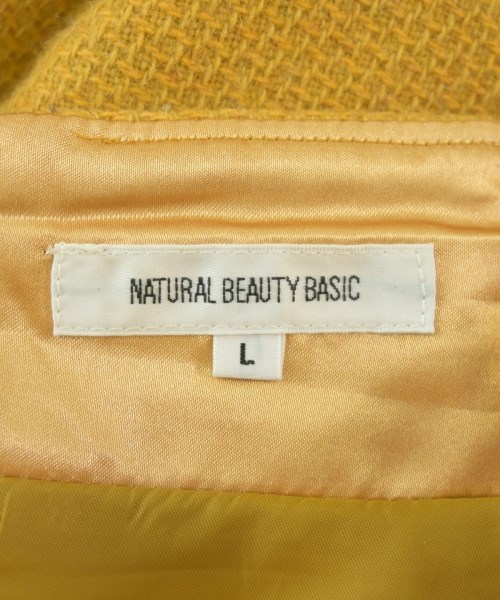 NATURAL BEAUTY BASIC（ナチュラルビューティーベーシック）ロング・マキシ丈スカート 黄 サイズ:L レディース/2200693774013