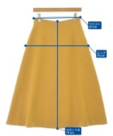 NATURAL BEAUTY BASIC（ナチュラルビューティーベーシック）ロング・マキシ丈スカート 黄 サイズ:L レディース/2200693774013