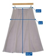 NATURAL BEAUTY BASIC（ナチュラルビューティーベーシック）ロング・マキシ丈スカート 紫 サイズ:M レディース/2200693774020