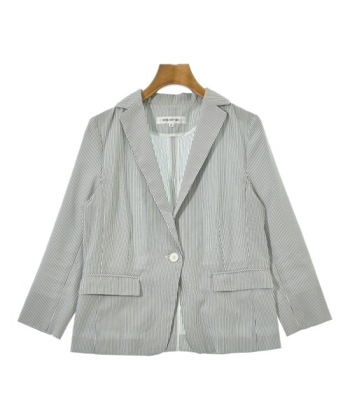 NATURAL BEAUTY BASIC(ナチュラルビューティーベーシック)テーラードジャケット グレー サイズ:M/2200697113085