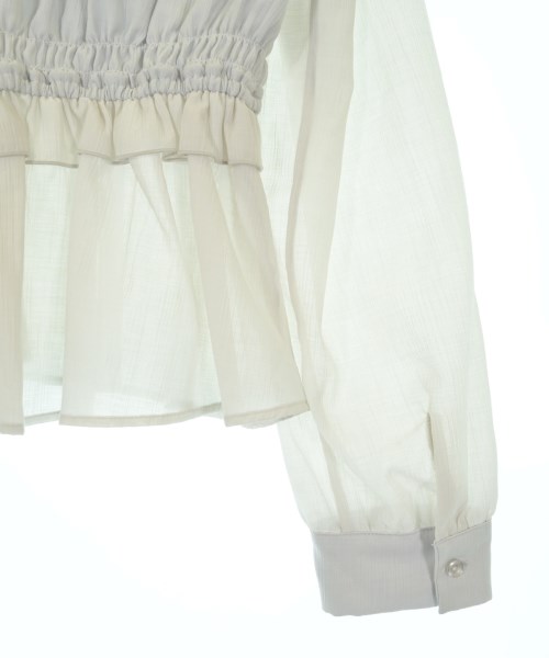 NATURAL BEAUTY BASIC（ナチュラルビューティーベーシック）ブラウス グレー サイズ:M レディース/2200697941053