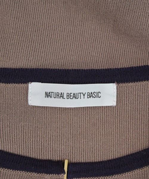 NATURAL BEAUTY BASIC（ナチュラルビューティーベーシック）ニット・セーター 茶 サイズ:F レディース/2200697915085