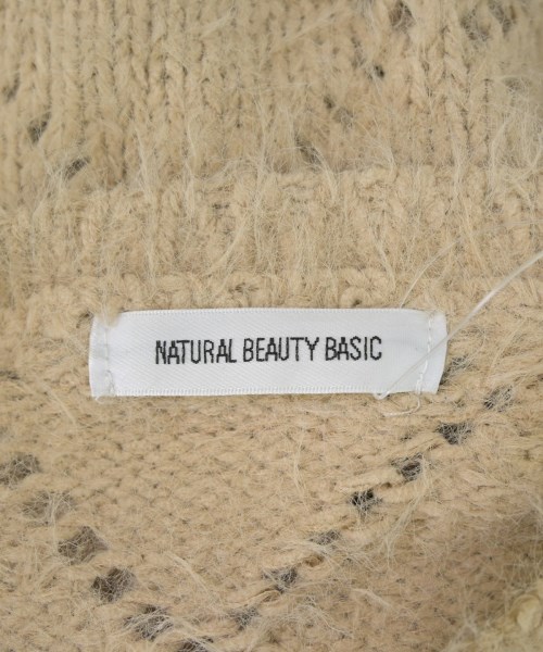 NATURAL BEAUTY BASIC（ナチュラルビューティーベーシック）ニット・セーター ベージュ サイズ:F レディース/2200697915207