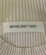 NATURAL BEAUTY BASIC（ナチュラルビューティーベーシック）ニット・セーター 白 サイズ:F レディース/2200696079016