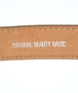 NATURAL BEAUTY BASIC（ナチュラルビューティーベーシック）ベルト ベージュ サイズ:- レディース/2200697095022