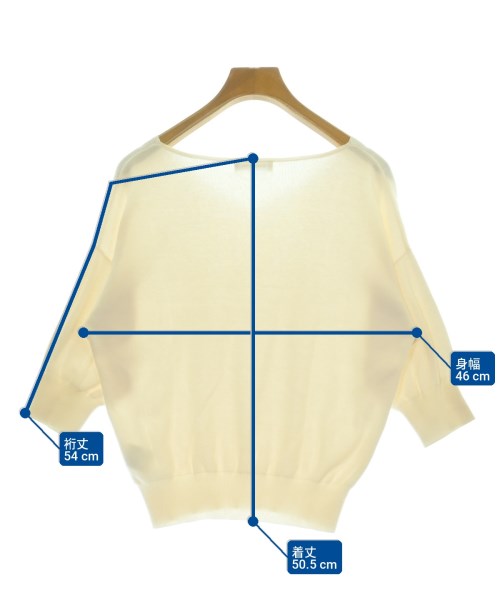 NATURAL BEAUTY BASIC（ナチュラルビューティーベーシック）ニット・セーター 白 サイズ:F レディース/2200697700025