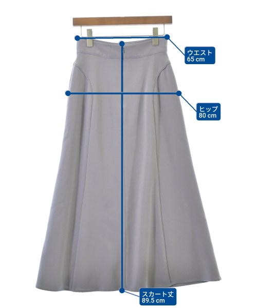 NATURAL BEAUTY BASIC（ナチュラルビューティーベーシック）ロング・マキシ丈スカート 紫 サイズ:M レディース/2200649092017