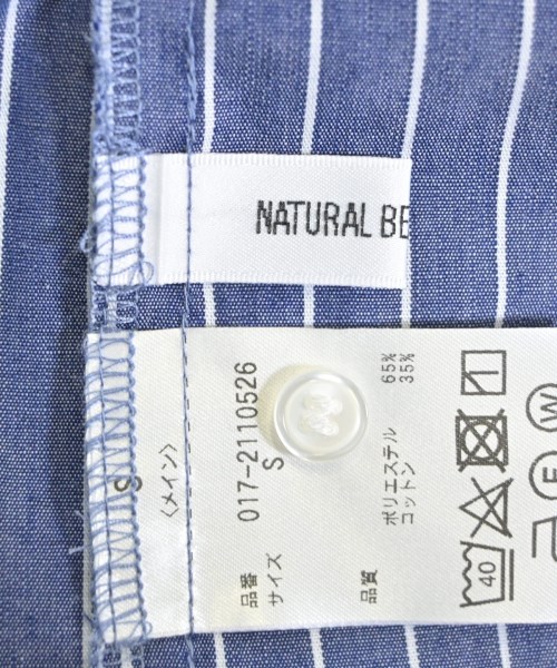 NATURAL BEAUTY BASIC（ナチュラルビューティーベーシック）ブラウス 紺 サイズ:S レディース/2200646765051