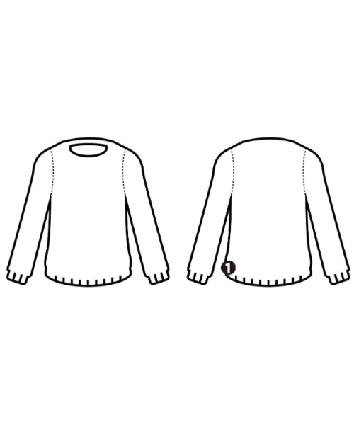 NATURAL BEAUTY BASIC（ナチュラルビューティーベーシック）ニット・セーター グレー サイズ:F レディース/2200652558050