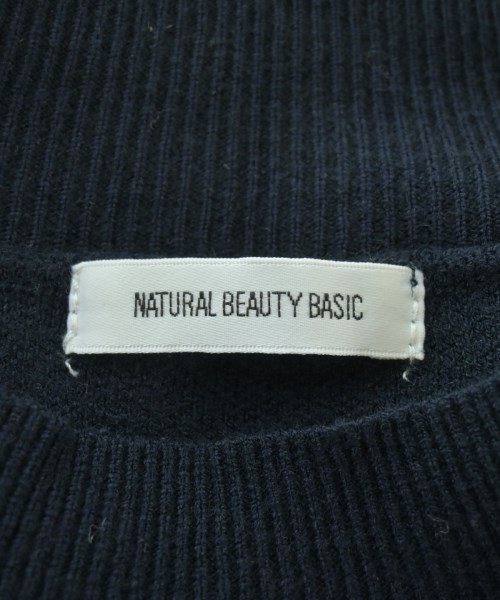 NATURAL BEAUTY BASIC（ナチュラルビューティーベーシック）ニット・セーター 紺 サイズ:F レディース/2200652974034