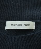 NATURAL BEAUTY BASIC（ナチュラルビューティーベーシック）ニット・セーター 紺 サイズ:F レディース/2200652974034
