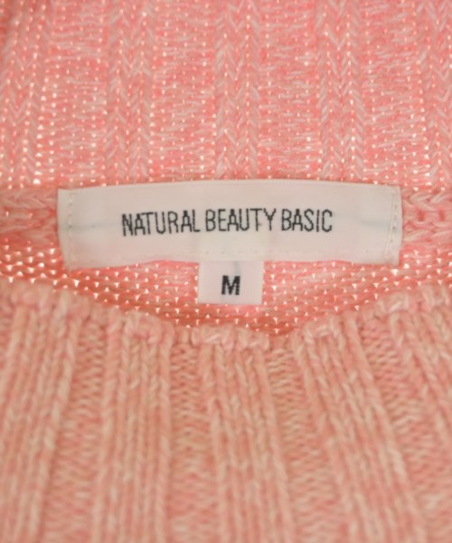 NATURAL BEAUTY BASIC（ナチュラルビューティーベーシック）ニット・セーター ピンク サイズ:M レディース/2200658024016