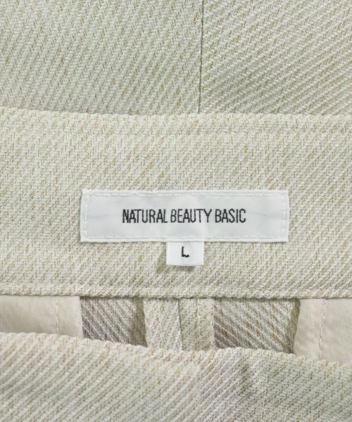 NATURAL BEAUTY BASIC（ナチュラルビューティーベーシック）スラックス ベージュ サイズ:L レディース/2200650483040