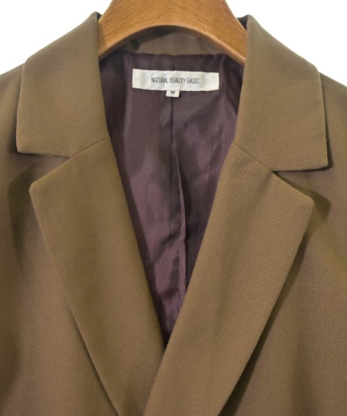 NATURAL BEAUTY BASIC（ナチュラルビューティーベーシック）カジュアルジャケット 茶 サイズ:M レディース/2200658944024