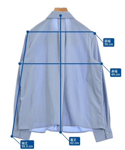 NATURAL BEAUTY BASIC（ナチュラルビューティーベーシック）カジュアルシャツ 青 サイズ:M レディース/2200654982037