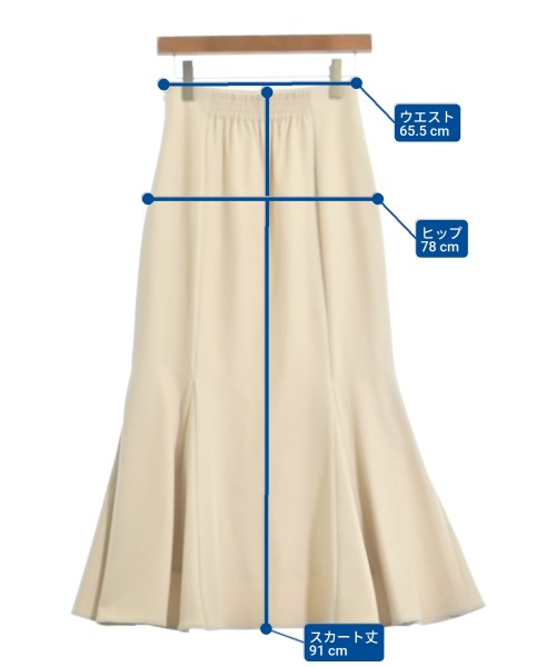 NATURAL BEAUTY BASIC（ナチュラルビューティーベーシック）ロング・マキシ丈スカート ベージュ サイズ:M レディース/2200655799016