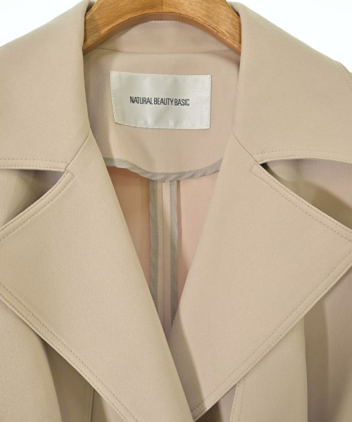 NATURAL BEAUTY BASIC（ナチュラルビューティーベーシック）トレンチコート ピンク サイズ:M レディース/2200654061022
